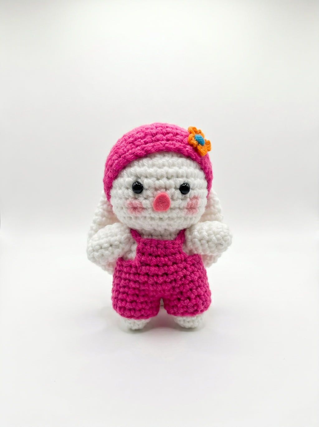 Handmade Crochet Bunny Girl Doll