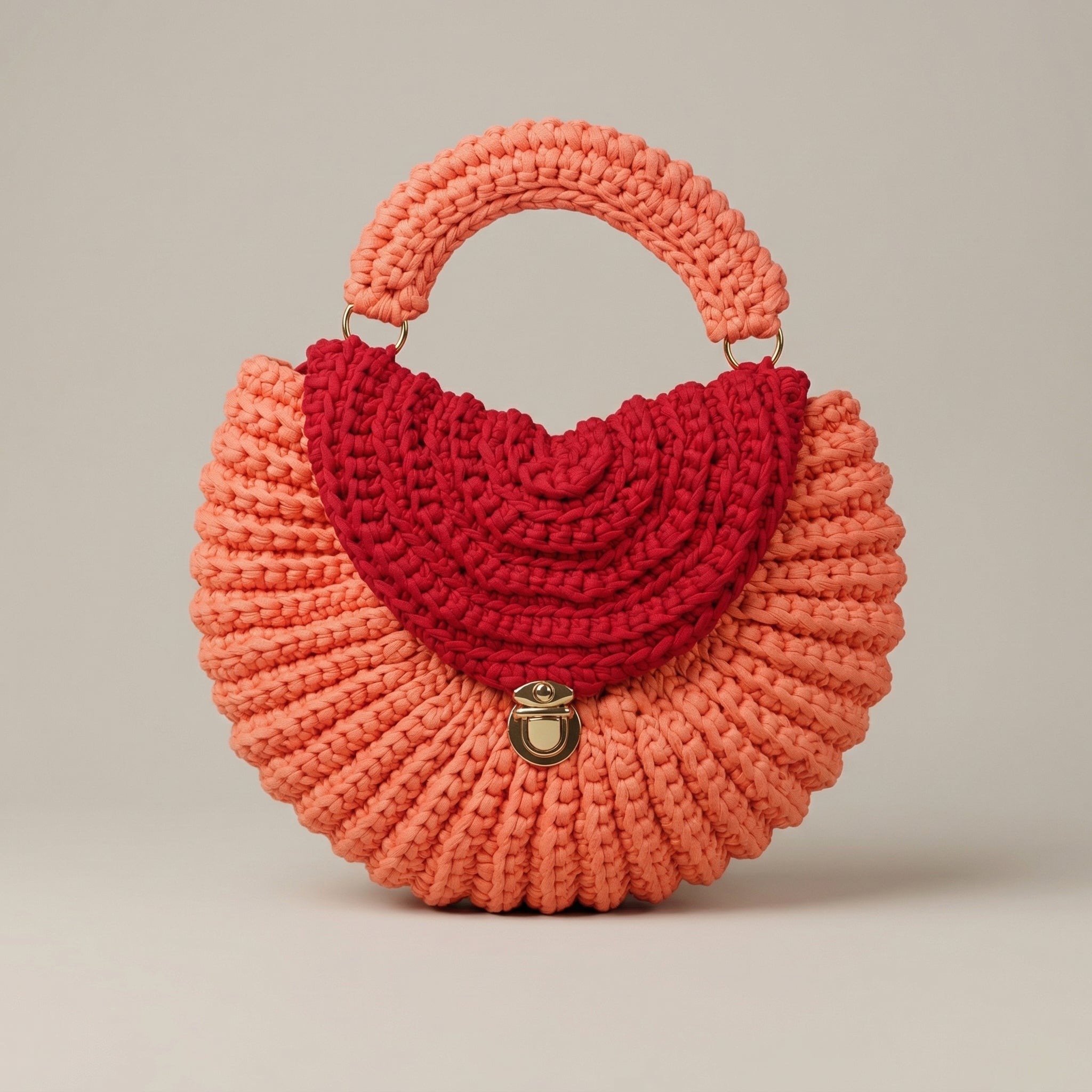 Rosetta Handcrafted Crochet Bag – Unique Round Design