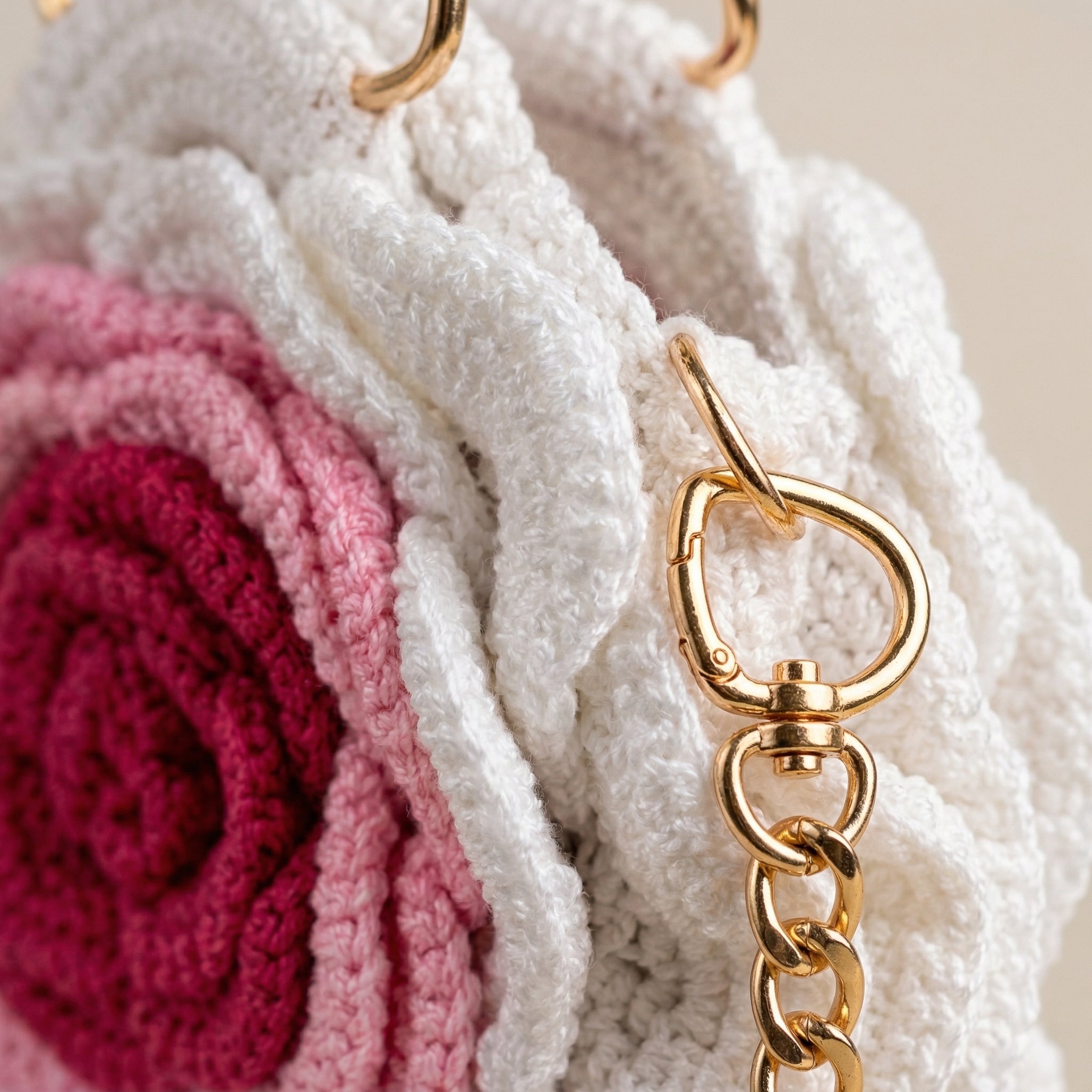 Rose Crochet Bag