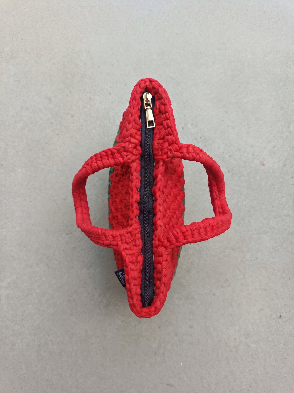 Berry Garden Crochet Tote Bag